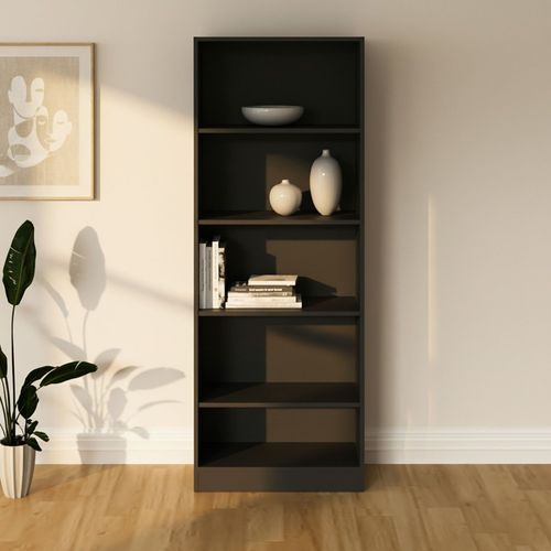 Estante Gamer com 5 Nichos - Preto