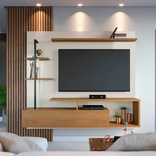 Rack com Painel Suspenso Maragogi para TV de até 58