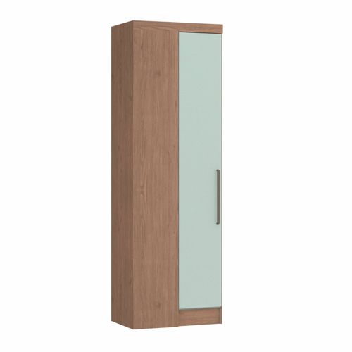 Guarda Roupa Modulado Infinity Canto Reto com 1 Porta - Macadâmia/Pistache