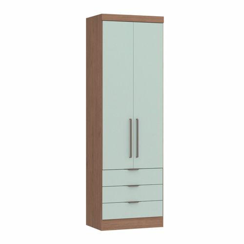 Guarda Roupa Modulado Infinity com 3 Gavetas - Macadâmia/Pistache