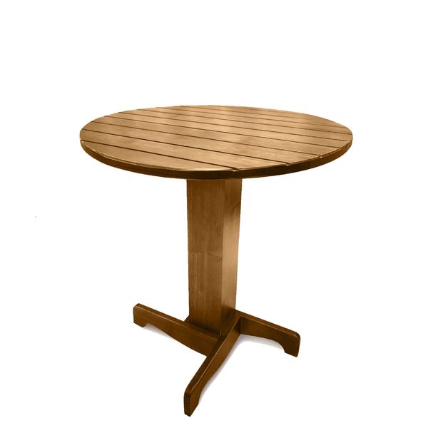Mesa Lateral Bardek em Madeira Pinus - Nozes