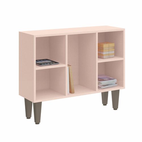 Balcão Modulado Infinity para Quarto com 5 Nichos - Blush Line
