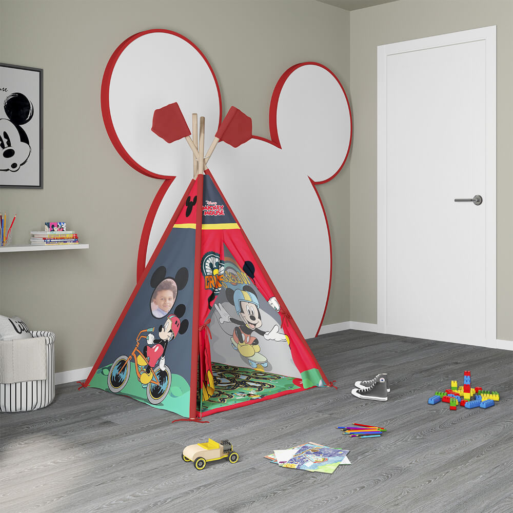 Cabana Infantil Mickey Disney - Vermelho - CasaTema