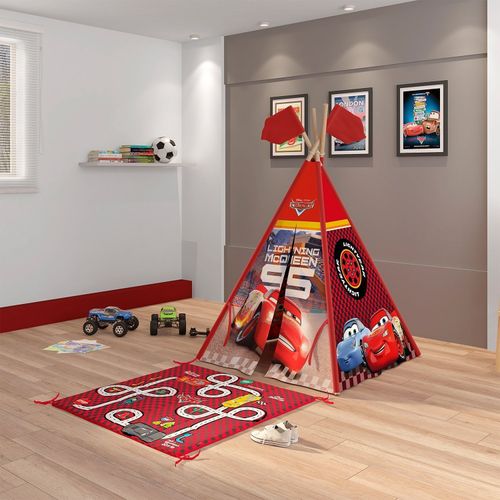 Cabana Infantil Carros Disney - Vermelho