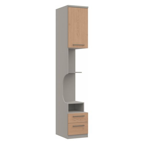 Guarda Roupa Modulado Elegance com 2 Gavetas - Níquel/Angelin