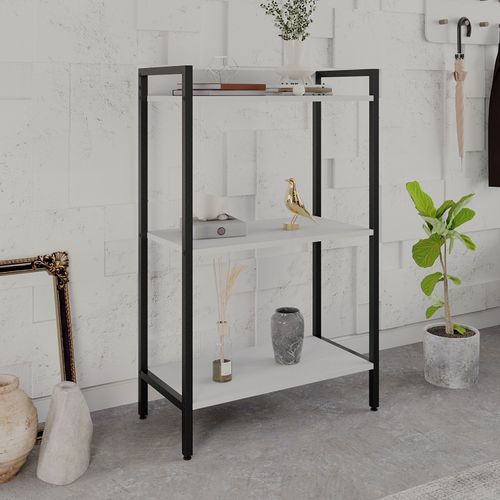 Estante Dynamica Industrial 60 cm - Branco/Preto