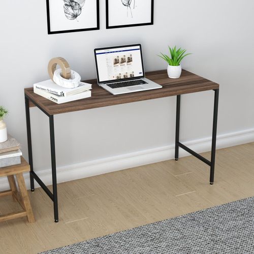 Escrivaninha Dynamica Industrial 120 cm - Nogal/Preto