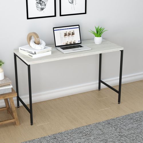 Escrivaninha Dynamica Industrial 120 cm - Preto/Snow