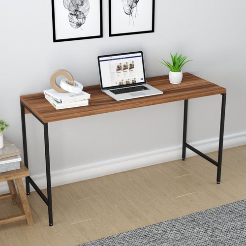 Escrivaninha Dynamica Industrial 135 cm - Nogal/Preto