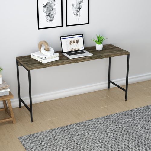 Escrivaninha Dynamica Industrial 150 cm - Carvalho Dark/Preto