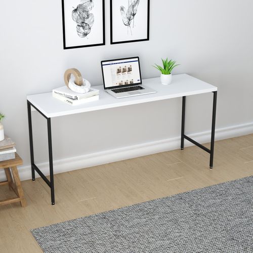 Escrivaninha Dynamica Industrial 150 cm - Branco/Preto