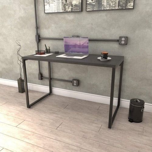 Escrivaninha Industrial Kuadra 120 cm - Preto
