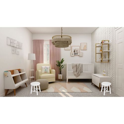Banqueta para Quarto Infantil Espanha Branco