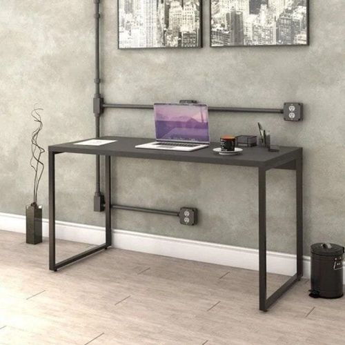 Escrivaninha Industrial Kuadra 135 cm - Preto