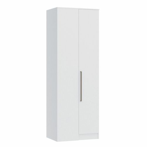 Guarda Roupa Modulado Requinte de Canto Reto com 1 Porta - Branco Line