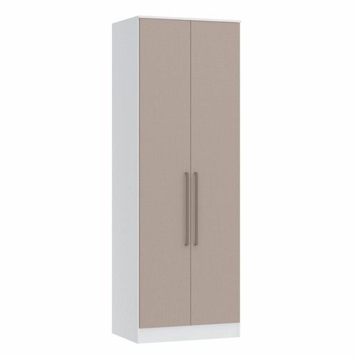 Guarda Roupa Modulado Requinte com 2 Portas - Branco Line/Duna Line