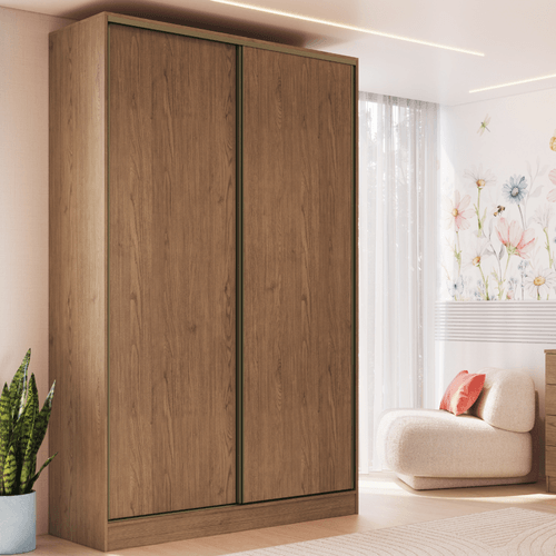Guarda Roupa Modulado Requinte com 2 Portas de Correr - Macadâmia