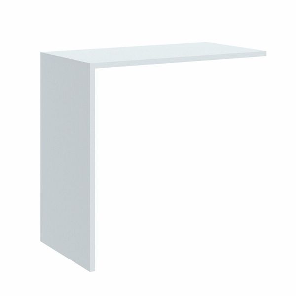 Mesa Complementar Office Requinte+ 100% 80cm Branco Line Branco Line
