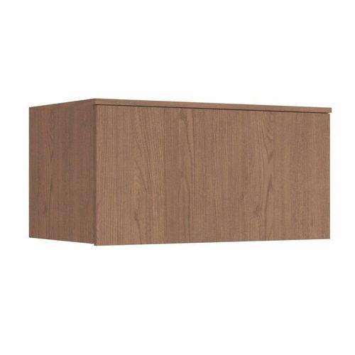 Módulo Aéreo 1 Porta Basculante Requinte+ 100% MDF Marrom/Macadâmia Macadâmia