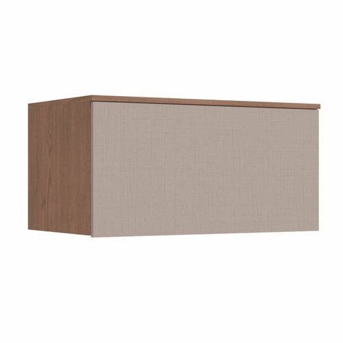 Armário Aéreo Modulado Requinte com 1 Porta Basculante - Macadâmia/Duna Line