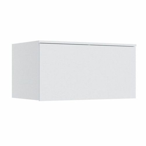 Módulo Aéreo para Quarto 1 Porta Basculante Requinte+ Móveis Castro Branco/Line Branco Line
