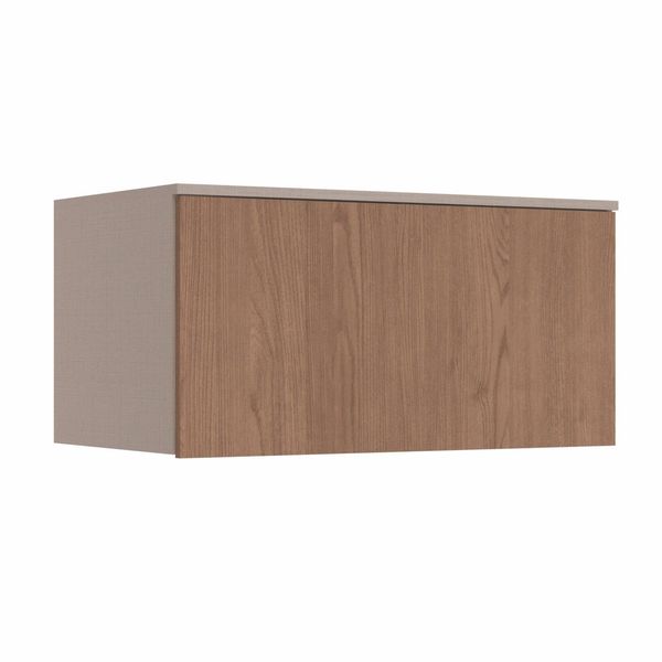 Módulo Aéreo 1 Porta Basculante Requinte+ 100% MDF Duna Line/Macadâmia