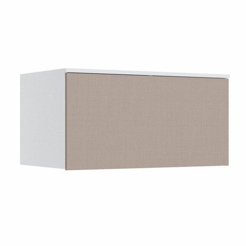 Módulo Aéreo 1 Porta Basculante Requinte+ 100% MDF Branco/Line/Duna Branco Line/Duna Line