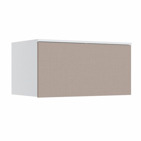 Módulo Aéreo 1 Porta Basculante Requinte+ 100% MDF Branco Line/Duna Line