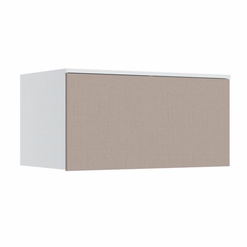 Armário Aéreo Modulado Requinte com 1 Porta Basculante - Branco Line/Duna Line