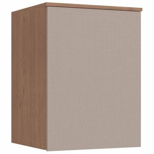 Módulo Aéreo 1 Porta Requinte+ 100% MDF Marrom/Macadâmia/Duna Line Macadâmia/Duna Line