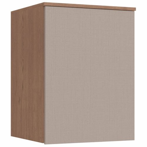 Armário Aéreo Modulado Requinte com 1 Porta - Macadâmia/Duna Line