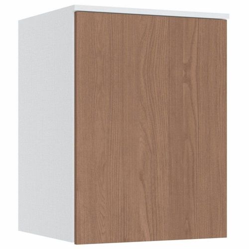 Módulo Aéreo 1 Porta Requinte+ 100% MDF Branco/Line/Macadâmia Branco Line/Macadâmia