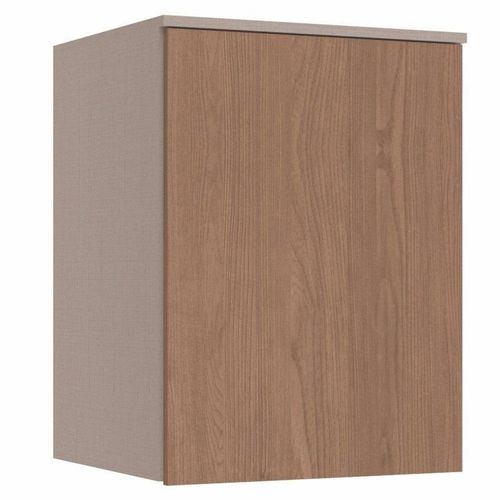 Módulo Aéreo 1 Porta Requinte+ 100% MDF Cinza/Duna Line/Macadâmia Duna Line/Macadâmia
