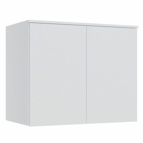 Módulo Aéreo 2 Portas Requinte+ 100% MDF Branco/Line Branco Line