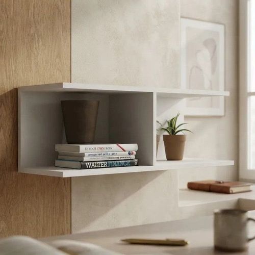 Nicho para Quarto Requinte+ Branco 100% MDF Branco Line