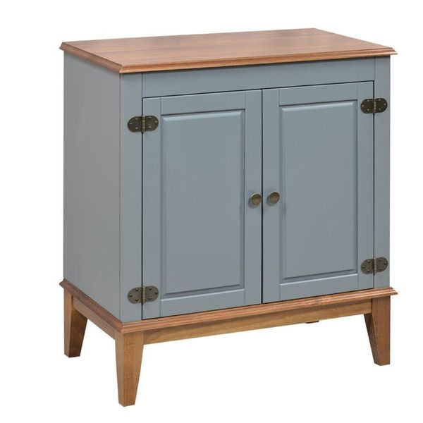 Buffet com 2 Portas Casatema Amêndoa/Cinza
