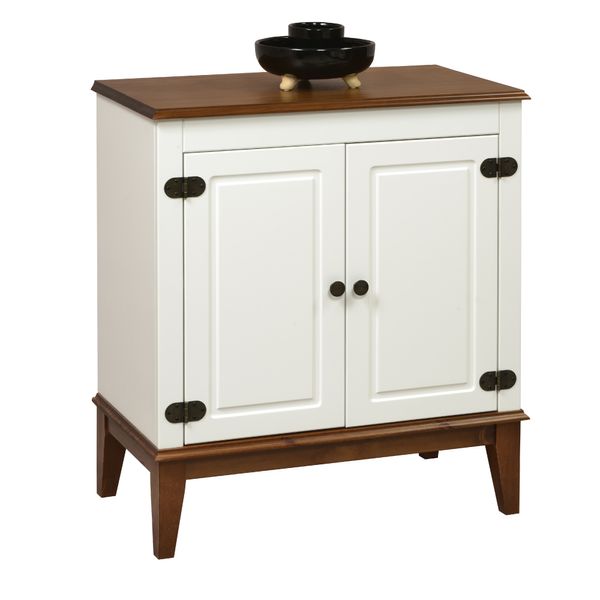 Buffet com 2 Portas - Amêndoa/Branco