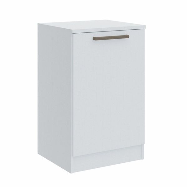 Cômoda Módulo Inferior 1 Porta Requinte 100% MDF Branco Line