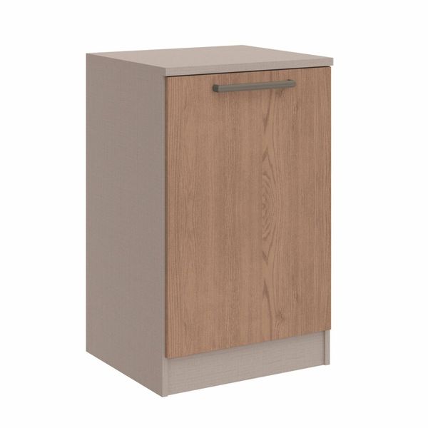 Cômoda Módulo Inferior 1 Porta Requinte 100% MDF Duna Line/Macadâmia
