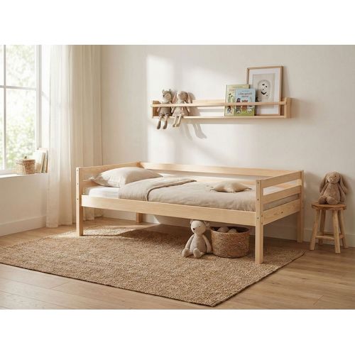 Cama Infantil em Madeira Maciça Prime Casatema Natural