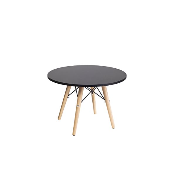 Mesa Infantil Eiffel com Tampo 70 cm - Preto