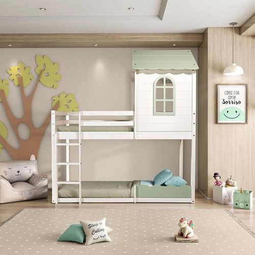 Beliche Montessoriano Club House Sweet Branco/Verde - Casatema