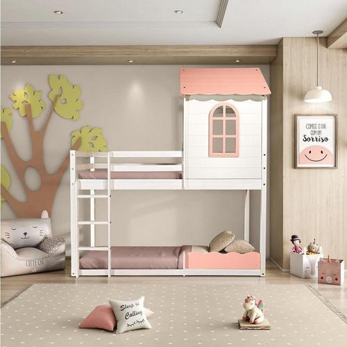 Beliche Montessoriano Club House Sweet Casatema Rosa/Branco