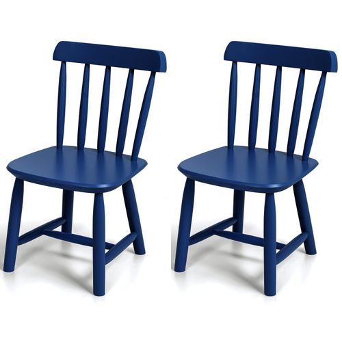 Kit 2 Cadeiras Infantis Mariah DEISS Azul Zimbro