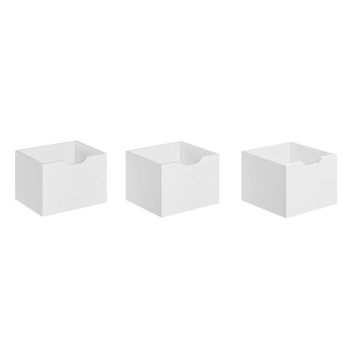 Kit 3 Gavetas Organizadoras Branco