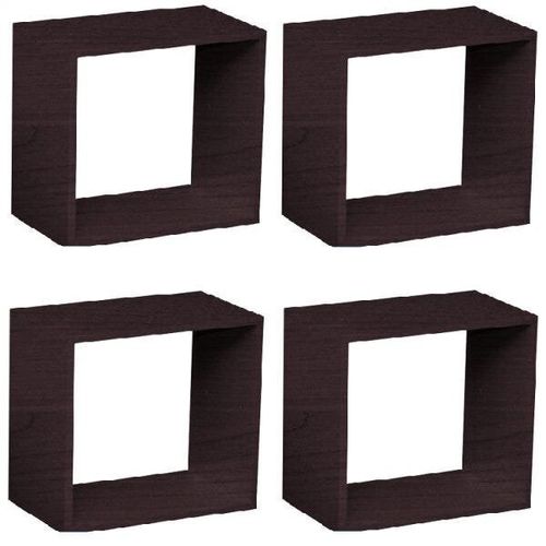 Kit Quarto Infantil 4 Nichos Cubo Vitra Kit Cubos Baby Espresso Móveis Ameixa