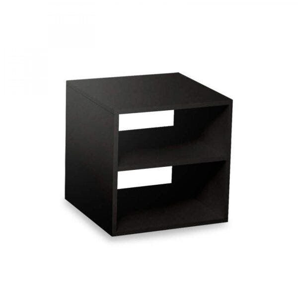 Nicho Cubo com 1 Prateleira Baby Cubos Baby Preto