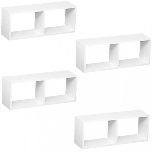 Conjunto com 4 Nichos Linfa Bramov Móveis Branco