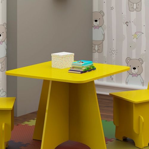 Mesa Infantil Twister Tcil Amarelo