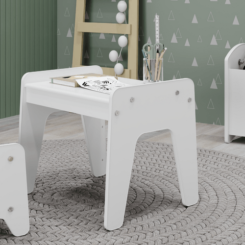 Mesa Infantil Montessori Movelbras Branco